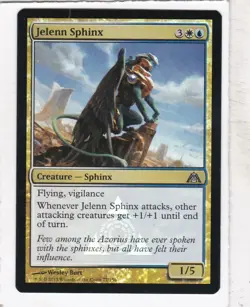 MTG: Dragons Maze: Foil: Jelenn Sphinx - Image 1