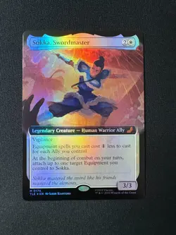 2025 MTG Avatar The Last Airbender Sokka, Swordmaster Extended Art Foil #174 - Image 1