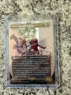 Terra, Herald of Hope (Borderless) Commander: Final Fantasy Foil - Image 1