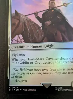 East-Mark Cavalier 0009 LTR Foil Common Lord Of The Rings Magic: The Gathering - Image 4