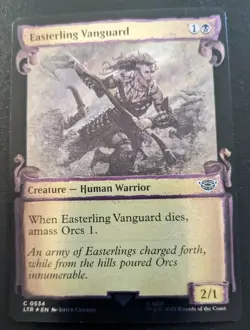 Easterling Vanguard (Showcase) 0534 LTR Foil Common Lord Of The Rings MTG - Image 1