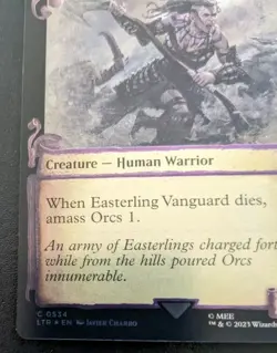Easterling Vanguard (Showcase) 0534 LTR Foil Common Lord Of The Rings MTG - Image 4