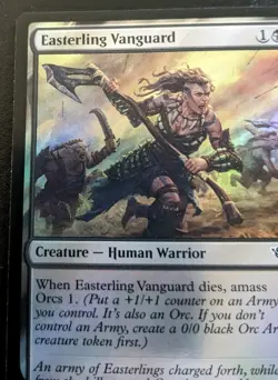 Easterling Vanguard 0083 LTR Foil Common Lord Of The Rings Magic: The Gathering - Image 2