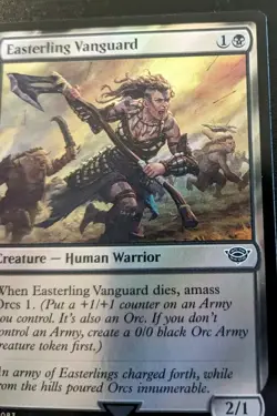 Easterling Vanguard 0083 LTR Foil Common Lord Of The Rings Magic: The Gathering - Image 3