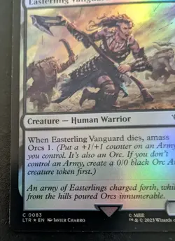 Easterling Vanguard 0083 LTR Foil Common Lord Of The Rings Magic: The Gathering - Image 4