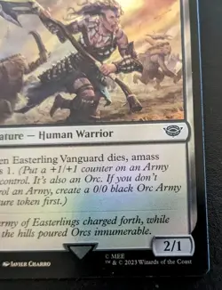 Easterling Vanguard 0083 LTR Foil Common Lord Of The Rings Magic: The Gathering - Image 5