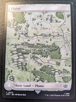 Plains (Full Art) 0273 LTR Land Lord Of The Rings Magic: The Gathering - Image 1