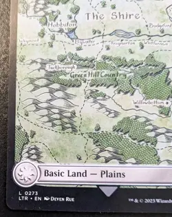 Plains (Full Art) 0273 LTR Land Lord Of The Rings Magic: The Gathering - Image 4
