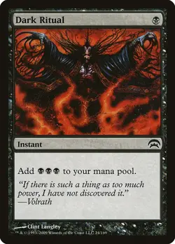 DARK RITUAL x1 mtg NM Planechase 1 Common - Image 1