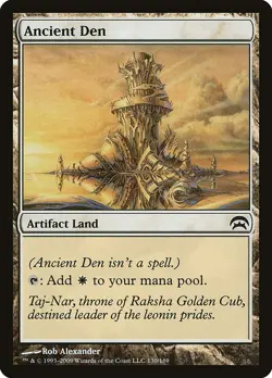 ANCIENT DEN x1 mtg LP Planechase 1 Common - Image 1