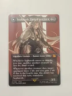 Sephiroth, Fabled SOLDIER (0382) (Borderless) Final Fantasy Regular - Image 1