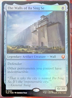 2025 MTG AVATAR: THE LAST AIRBENDER-FOIL #0261 THE WALLS OF BA SING SE - Image 1
