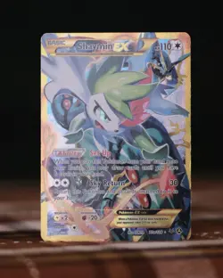 Pokemon TCG Shaymin EX 77a/108 Ultra Rare Alternate Art Promo MO - Image 1