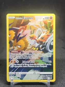 Galarian Zapdos 2023 Crown Zenith Holo FA Black Star Promo SWSH283 Pokemon - Image 1