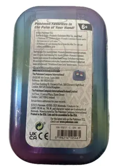 Prismatic Evolutions Mini Tin - Vaporeon Art - Sealed Brand NEW - Pokemon TCG - Image 2