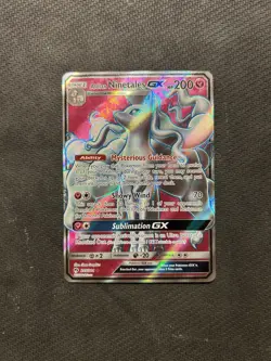 Pokemon TCG Alolan Ninetales GX 205/214! LP/MP Condition! See Description! - Image 1