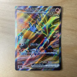 Gouging Fire ex 188/162 Pokemon S&V Temporal Forces Ultra Rare - Image 1
