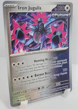 Pokemon Iron Jugulis 158/182 Paradox Rift Reverse Holo NM/M Unplayed Pack Fresh - Image 2