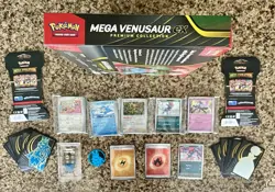 Pokemon Mega Evolution Lot-Sealed Collector Box & 2 Sealed Boosters Pks, & More! - Image 2