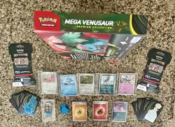 Pokemon Mega Evolution Lot-Sealed Collector Box & 2 Sealed Boosters Pks, & More! - Image 3
