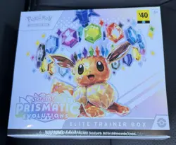 Pokemon TCG Scarlet Violet Prismatic Evolutions ETB Elite Trainer Box New Sealed - Image 1