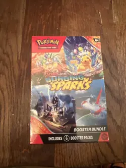 Pokemon TCG Scarlet/Violet Surging Sparks Booster Bundle 6 Booster Packs SEALED - Image 1
