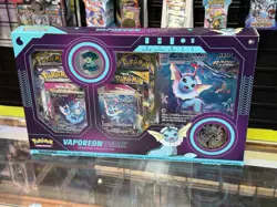 2022 Pokemon TCG Vaporeon VMAX Premium Collection Box Factory Sealed - Image 1