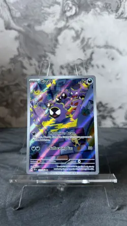 Gastly 177/162 Temporal Forces Holo Illustration Rare Pokemon TCG Ghost Holo UK - Image 3