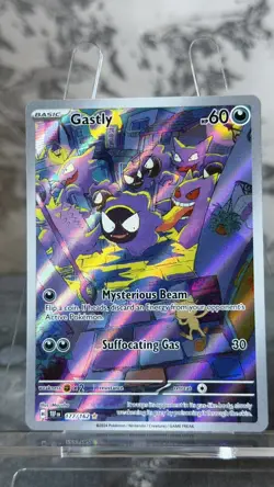 Gastly 177/162 Temporal Forces Holo Illustration Rare Pokemon TCG Ghost Holo UK - Image 4