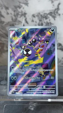 Gastly 177/162 Temporal Forces Holo Illustration Rare Pokemon TCG Ghost Holo UK - Image 5