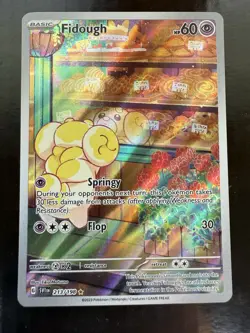 Pokemon Fidough Scarlet & Violet Base Set 213/198 Illustration Rare (NM) - Image 1