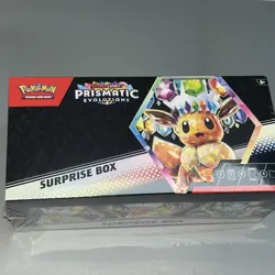 Pokemon Prismatic Evolutions Surprise Box New Sealed In Hand - Image 1