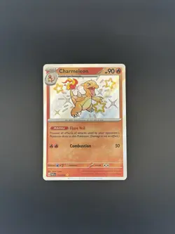 Charmeleon 110/091 SV: Paldean Fates Shiny Holo Rare Pokemon TCG NEAR MINT! - Image 1