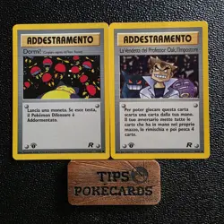 Pokemon Team Rocket 1st Edition Bundle Imposter Oak Revenge & Sleep Italain - Image 1