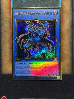 Yugioh The Phantom Knights Of Rusty Bardiche MAGO-EN040 Gold Rare 1st Ed NM - Image 1
