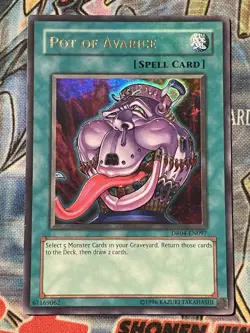 POT OF AVARICE ULTRA RARE DARK REVELATIONS 4 DR04-EN145 YUGIOH! MP - Image 1