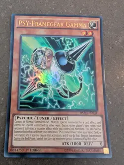 YuGiOh! PSY-Framegear Gamma HSRD-EN031 Ultra Rare 1st Ed - Image 1