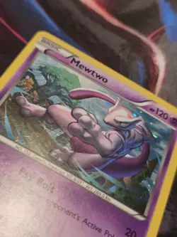 Mewtwo XY100 Black Star Promo Holo Pokemon Card - Image 3