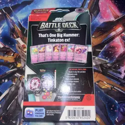 Pokemon Tinkaton ex Battle Deck Level 1 60-Card Set - Image 2
