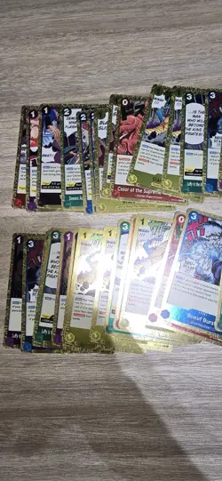 Lot of One Piece CCG - (50) Event Rare Holo Cards OP07 And OP12 - Image 2