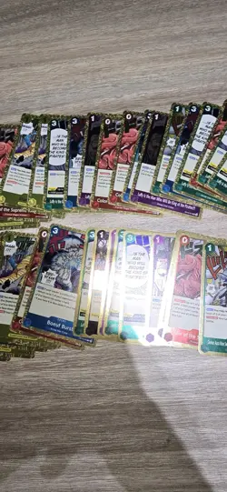 Lot of One Piece CCG - (50) Event Rare Holo Cards OP07 And OP12 - Image 3