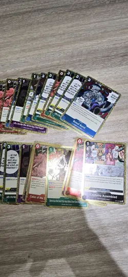 Lot of One Piece CCG - (50) Event Rare Holo Cards OP07 And OP12 - Image 4