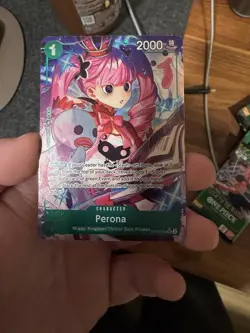 Perona OP12-034 Alternative Art SR One Piece Card Game - Image 2