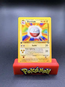 Pokemon Card: Electrode 18/64 1st Edition ERROR Jungle Set Base Set Picture NM - Image 1