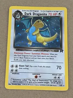 Pokemon Dark Dragonite Holo Rare Card 5/82 Team Rocket Pokemon TCG LP 🔥🔥 - Image 1