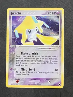 Pokemon Jirachi Holo Rare Card 8/101 EX Hidden Legends 2004 - Image 1