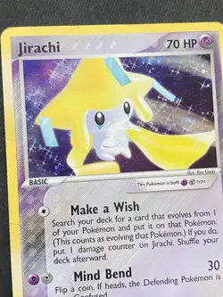 Pokemon Jirachi Holo Rare Card 8/101 EX Hidden Legends 2004 - Image 2