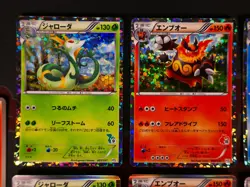 LP/HP JAPANESE Pokemon SERPERIOR+EMBOAR+SAMUROTT Holo Card BLACK/WHITE Half Deck - Image 2
