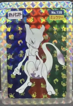 Topsun Mewtwo No.150 Pokemon Carddass Pocket Monsters Japanese Vintage Card - Image 1