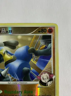 Lucario GL 8/111 MP Rising Rivals Reverse Holo Vintage Pokemon Card TCG - Image 5